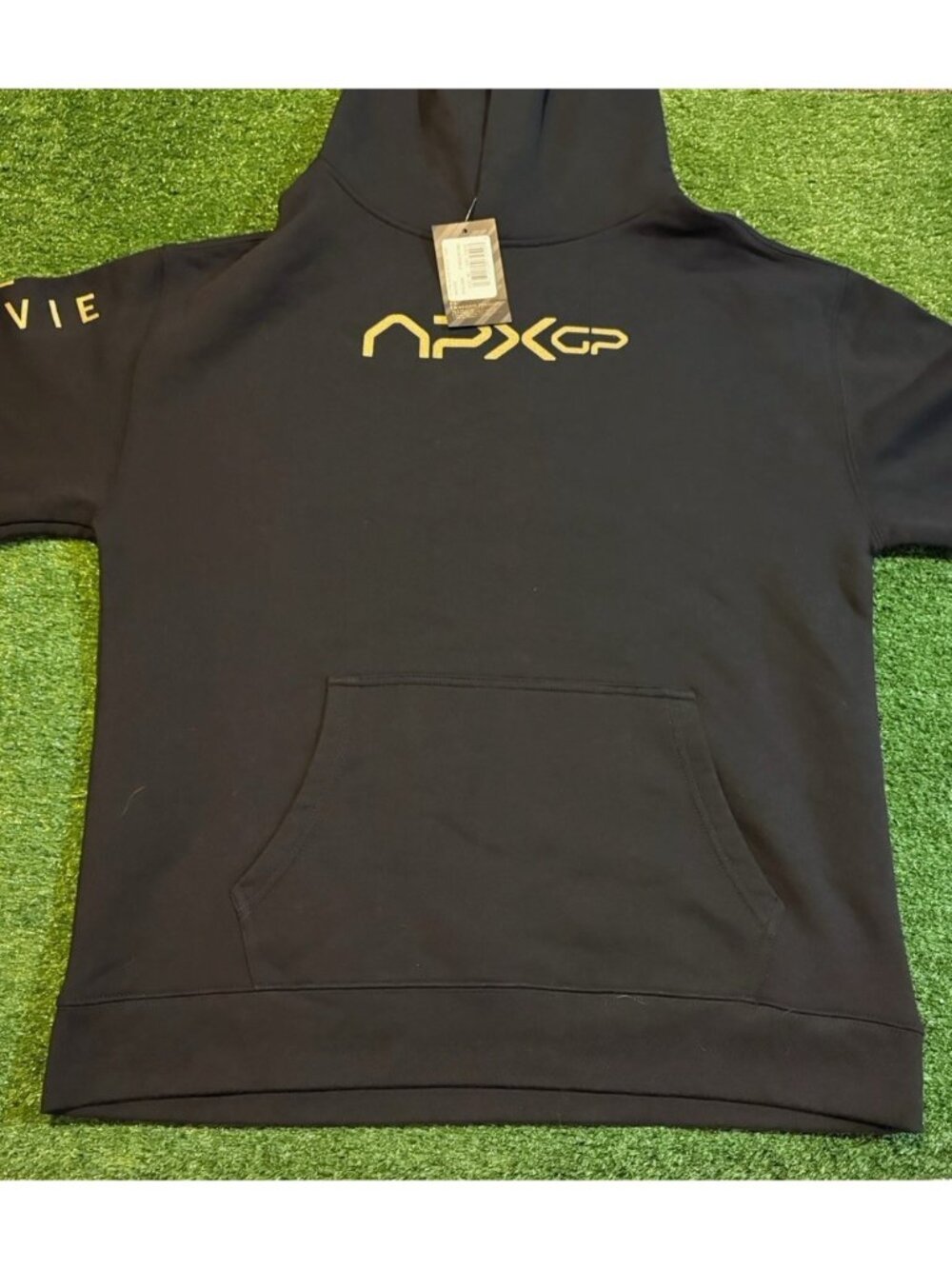 Formula 1 The Movie hoodie mens medium black gold APXGP sweatshirt new